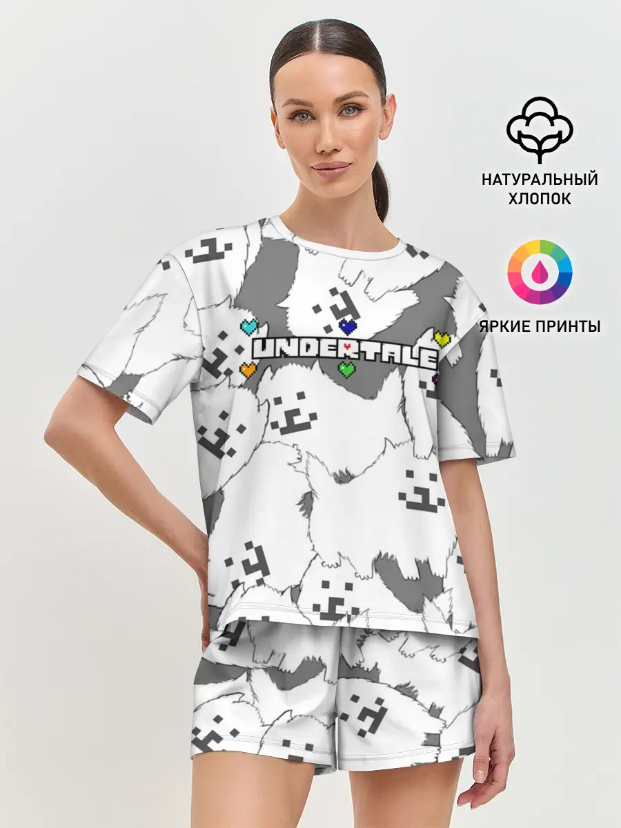 Женская пижама с шортами / Undertale