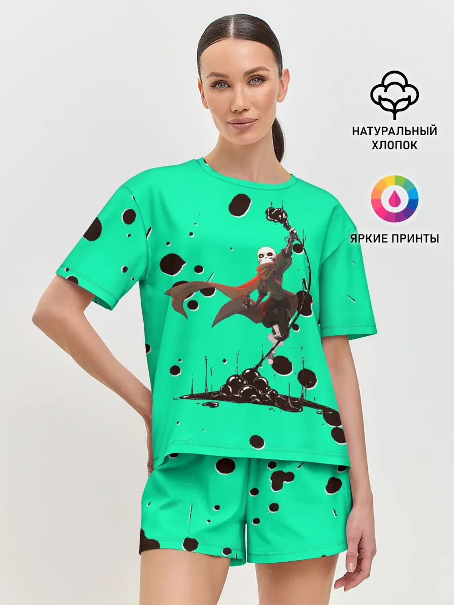 Женская пижама с шортами / Undertale