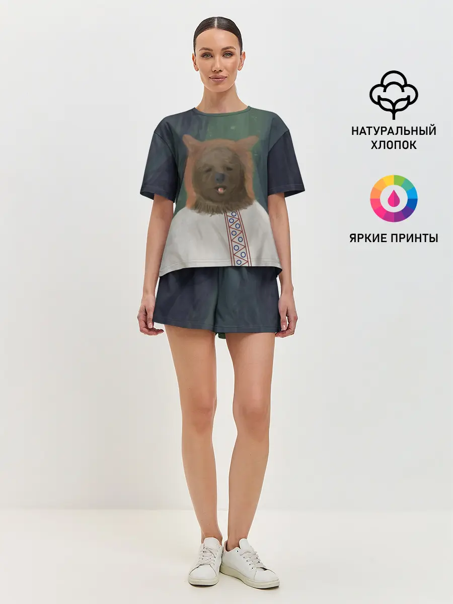 Женская пижама с шортами / Ужас советских детей