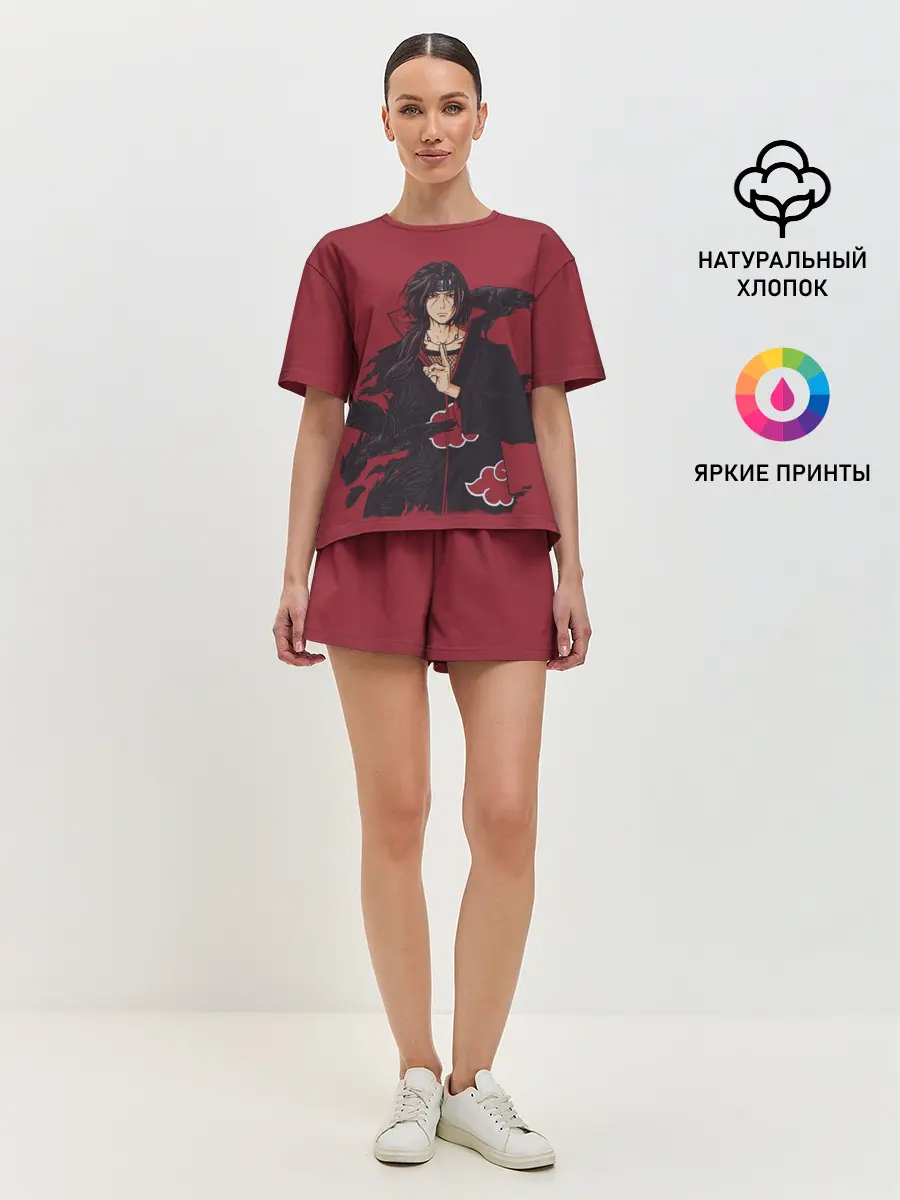 Женская пижама с шортами / Итачи