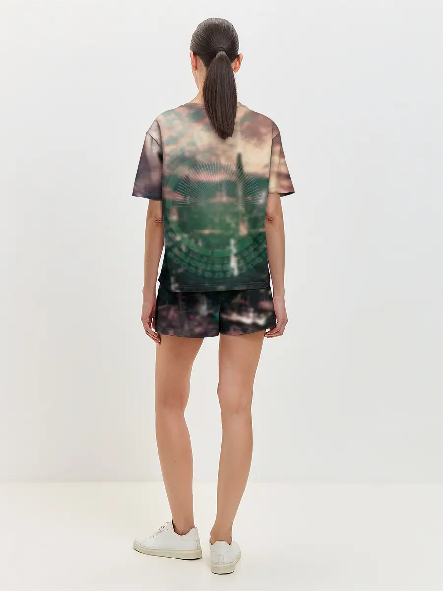 Женская пижама с шортами / АСКА в своем костюме пилота