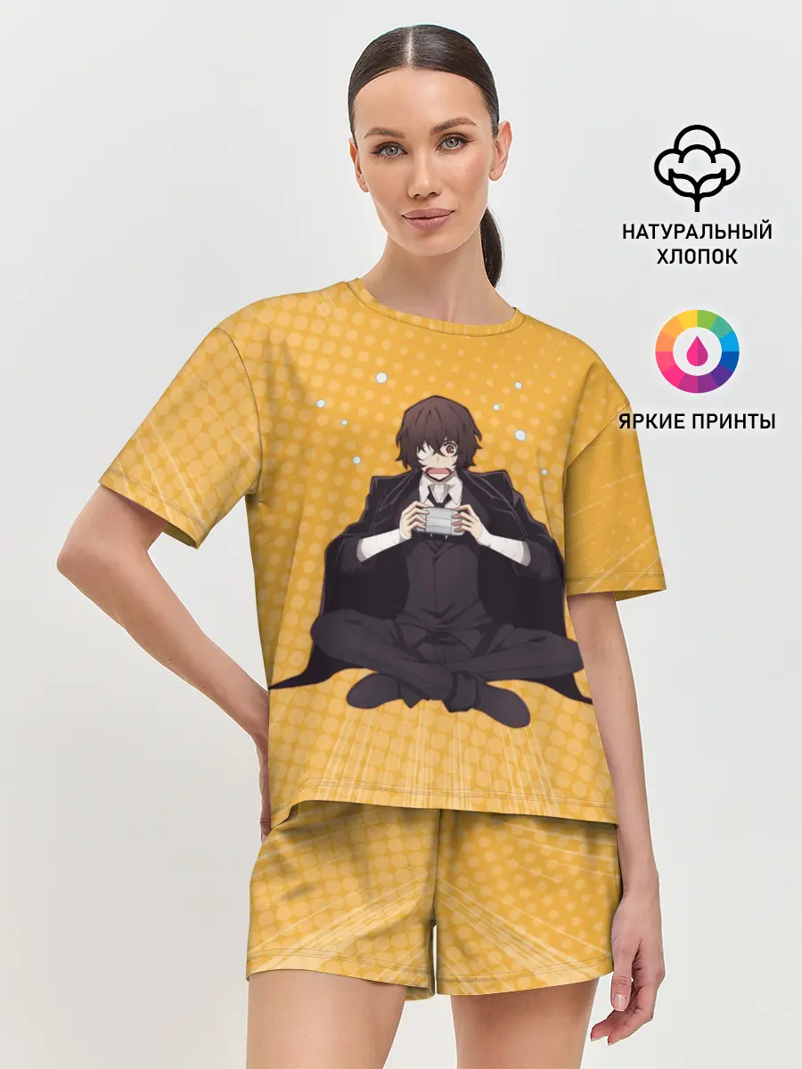 Женская пижама с шортами / Дазай