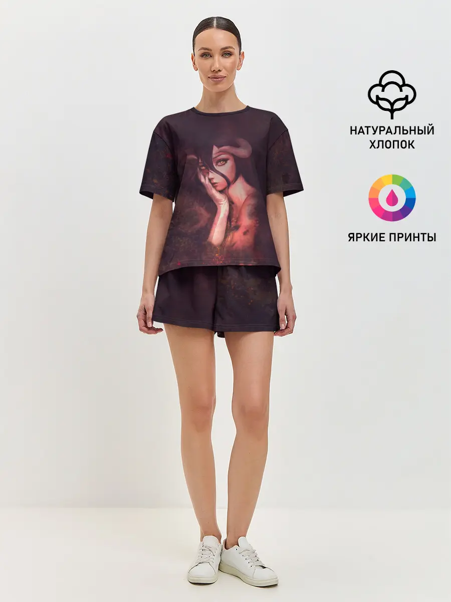 Женская пижама с шортами / ALBEDO SADNESS