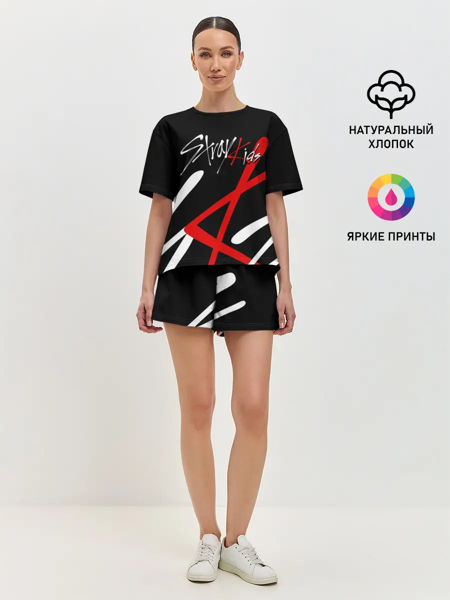 Женская пижама с шортами / STRAY KIDS