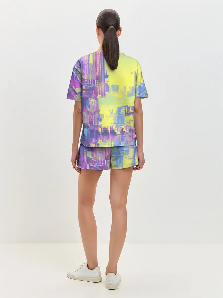 Женская пижама с шортами / Cyberpunk 2077