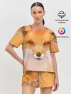 Женская пижама с шортами / Лиса