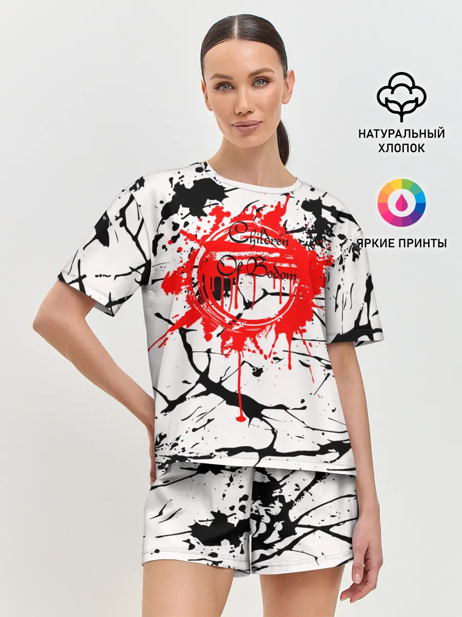 Женская пижама с шортами / Children of Bodom