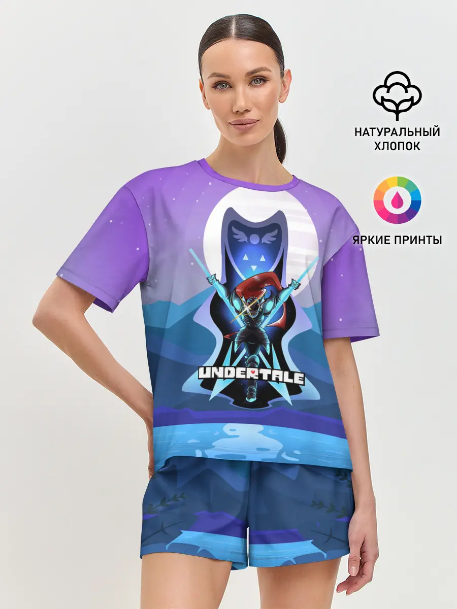 Женская пижама с шортами / Undertale