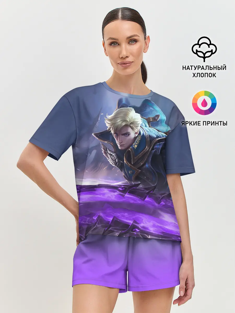 Женская пижама с шортами / Алукард - Mobile Legends