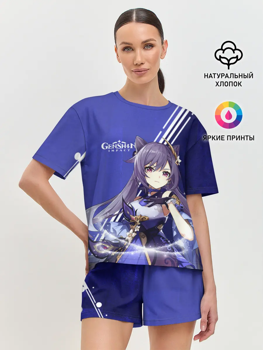 Женская пижама с шортами / Genshin Impact