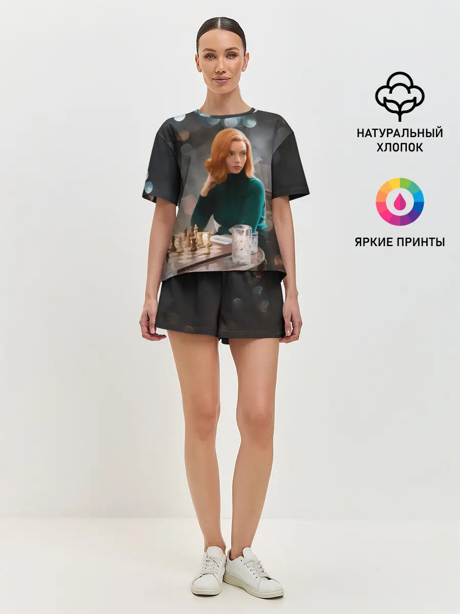 Женская пижама с шортами / Queens Gambit Ход Королевы