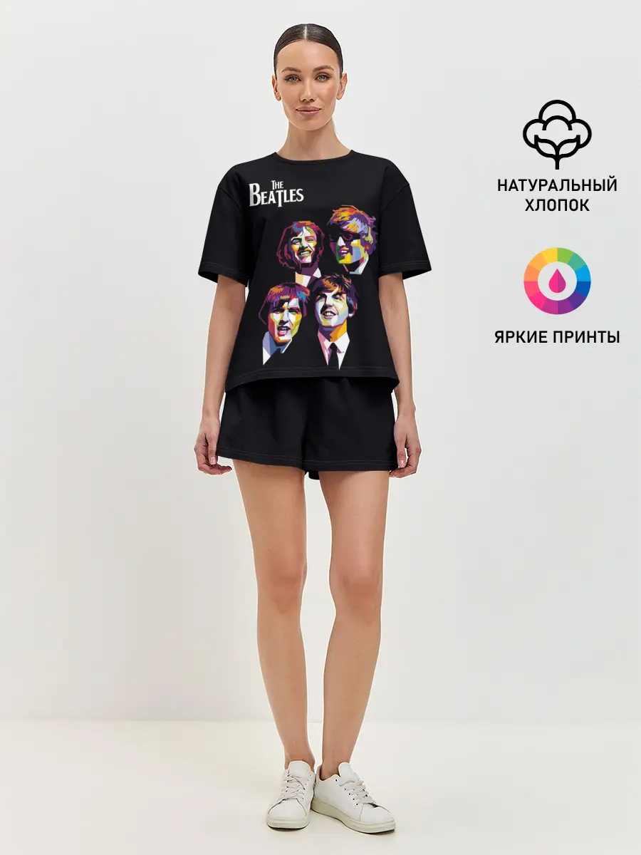 Женская пижама с шортами / The Beatles