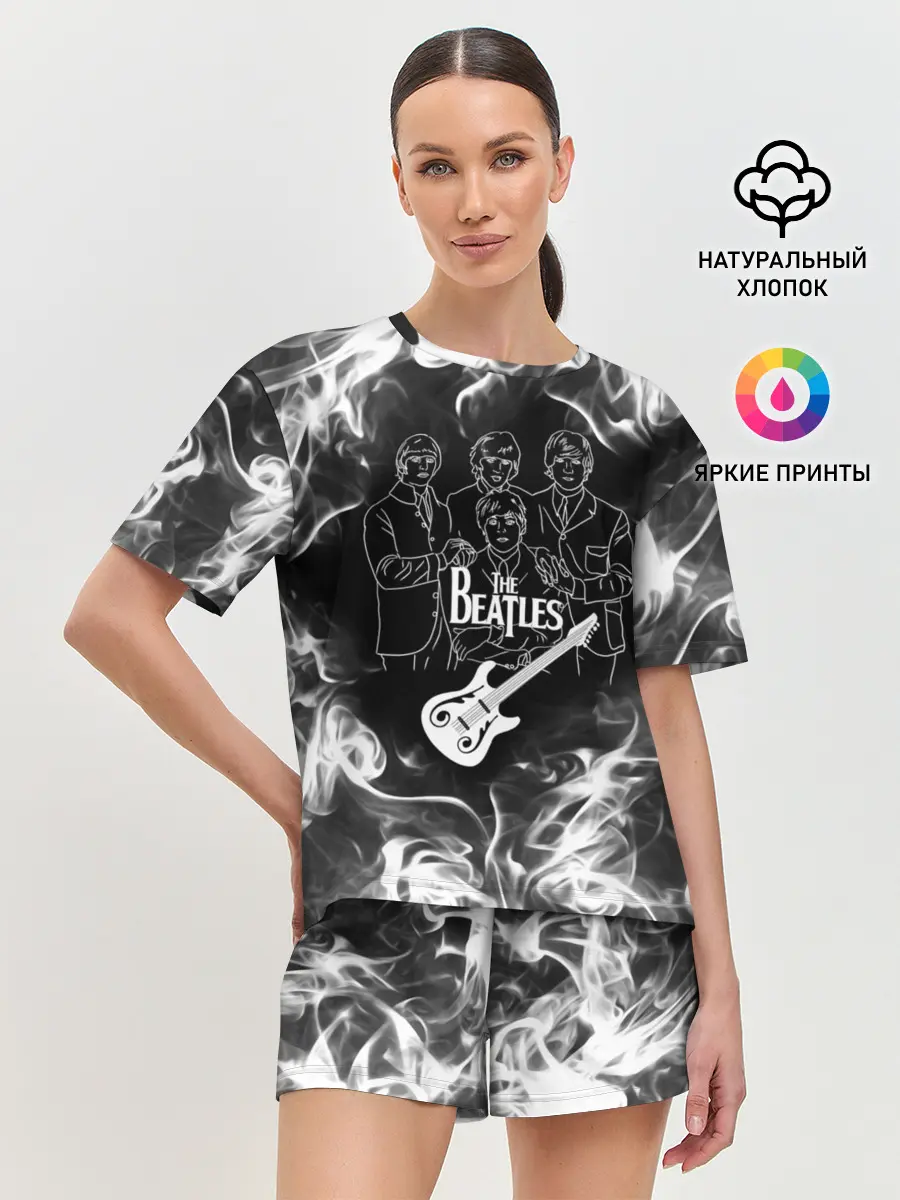 Женская пижама с шортами / The Beatles