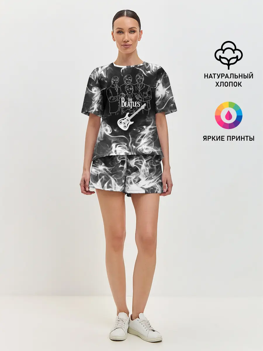 Женская пижама с шортами / The Beatles