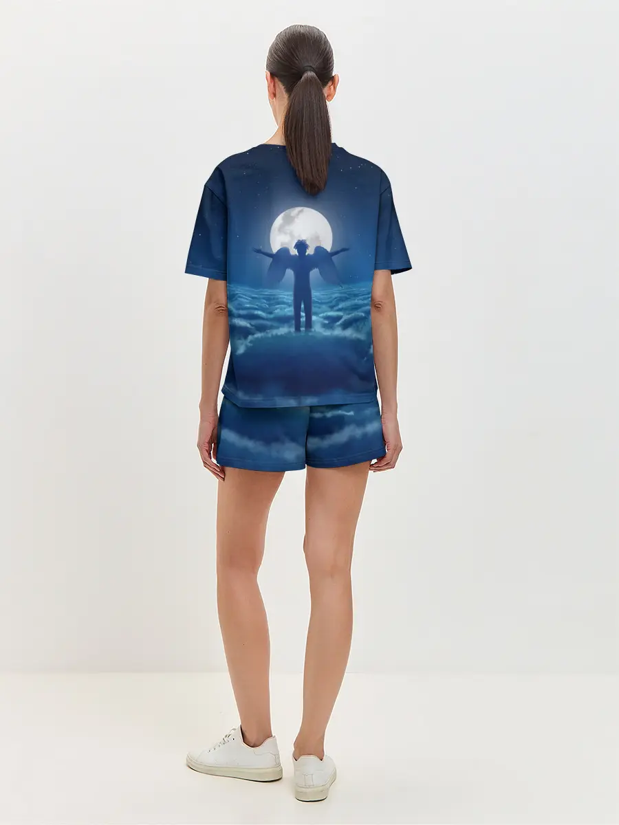 Женская пижама с шортами / Ангел