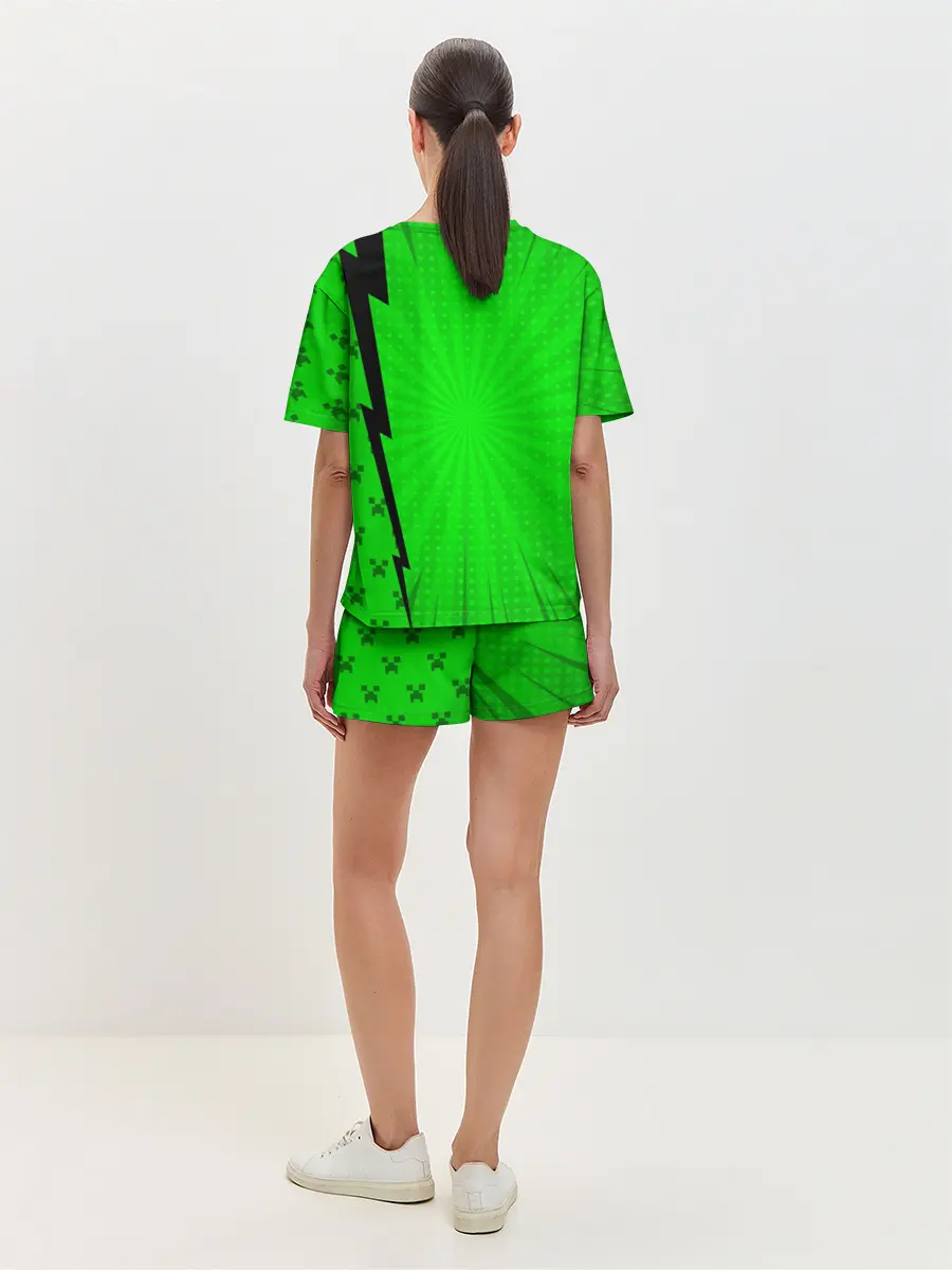 Женская пижама с шортами / Minecraft