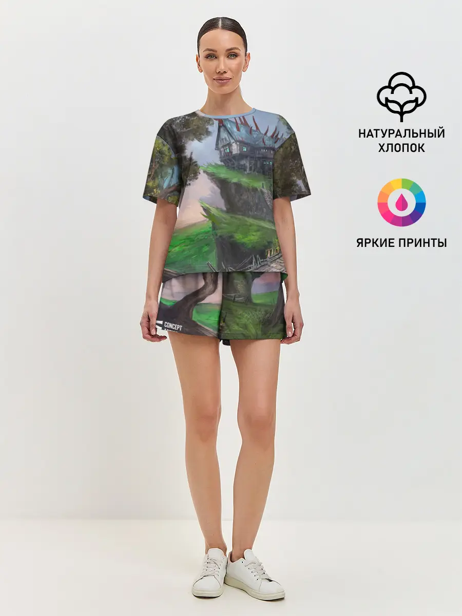 Женская пижама с шортами / Гильдия магов