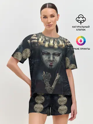 Женская пижама с шортами / Викинги - Ивар