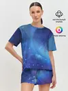 Женская пижама с шортами / Планета