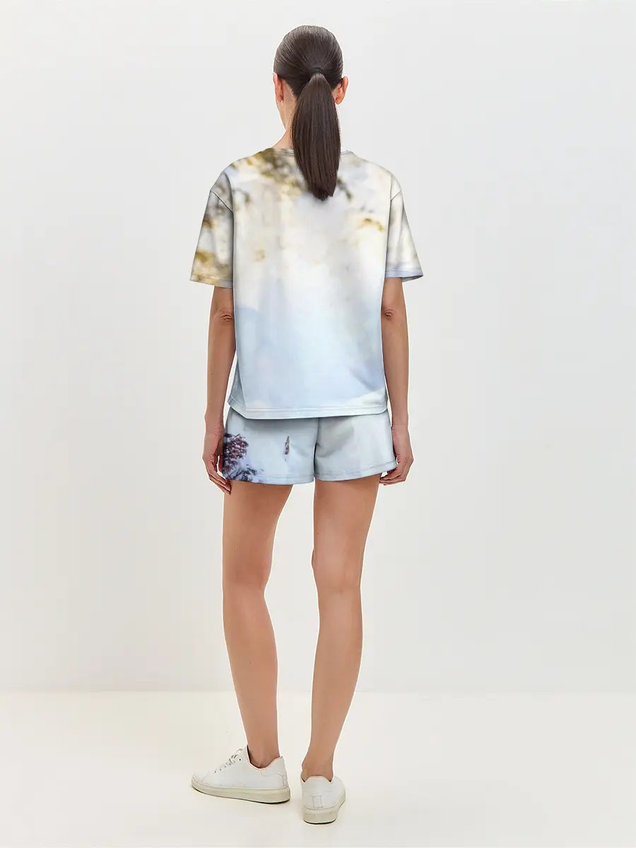 Женская пижама с шортами / Я зимой