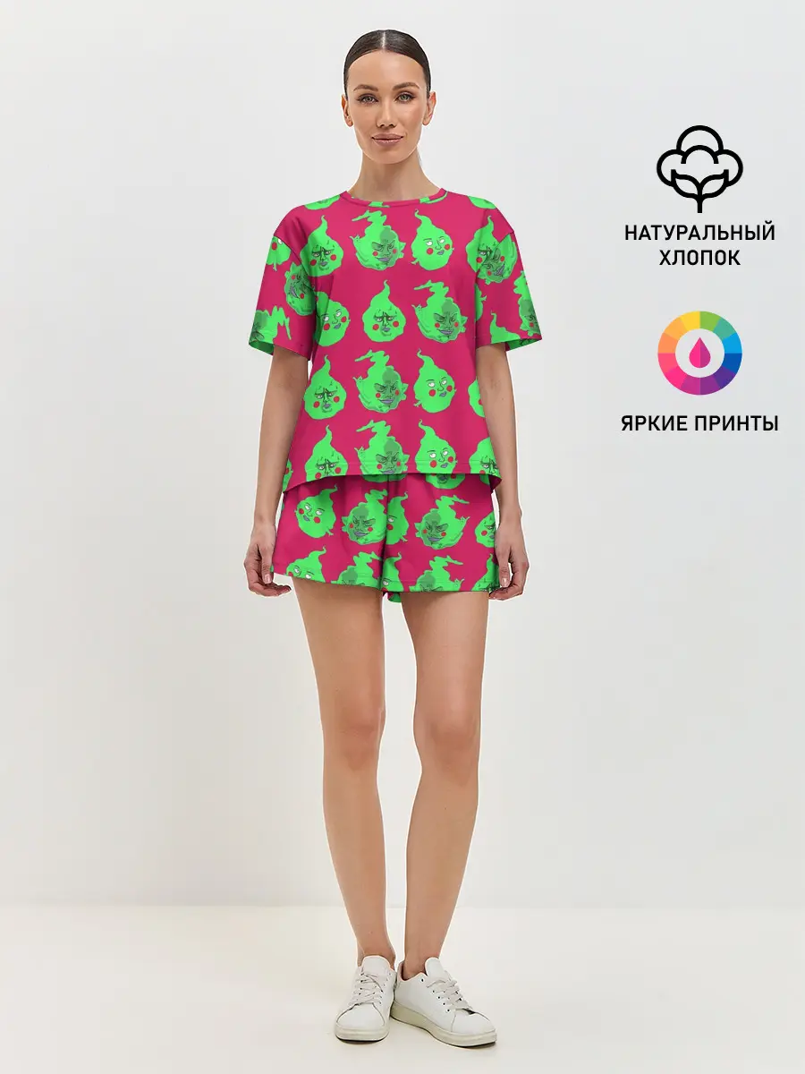 Женская пижама с шортами / Моб Психо 100