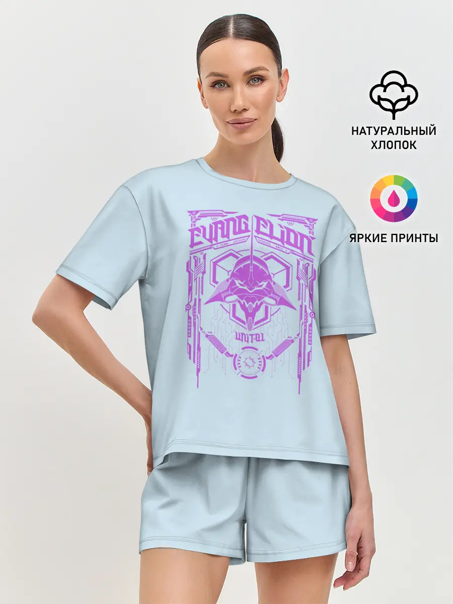 Женская пижама с шортами / Евангилион