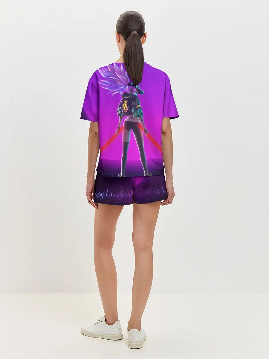 Женская пижама с шортами / KDA Akali