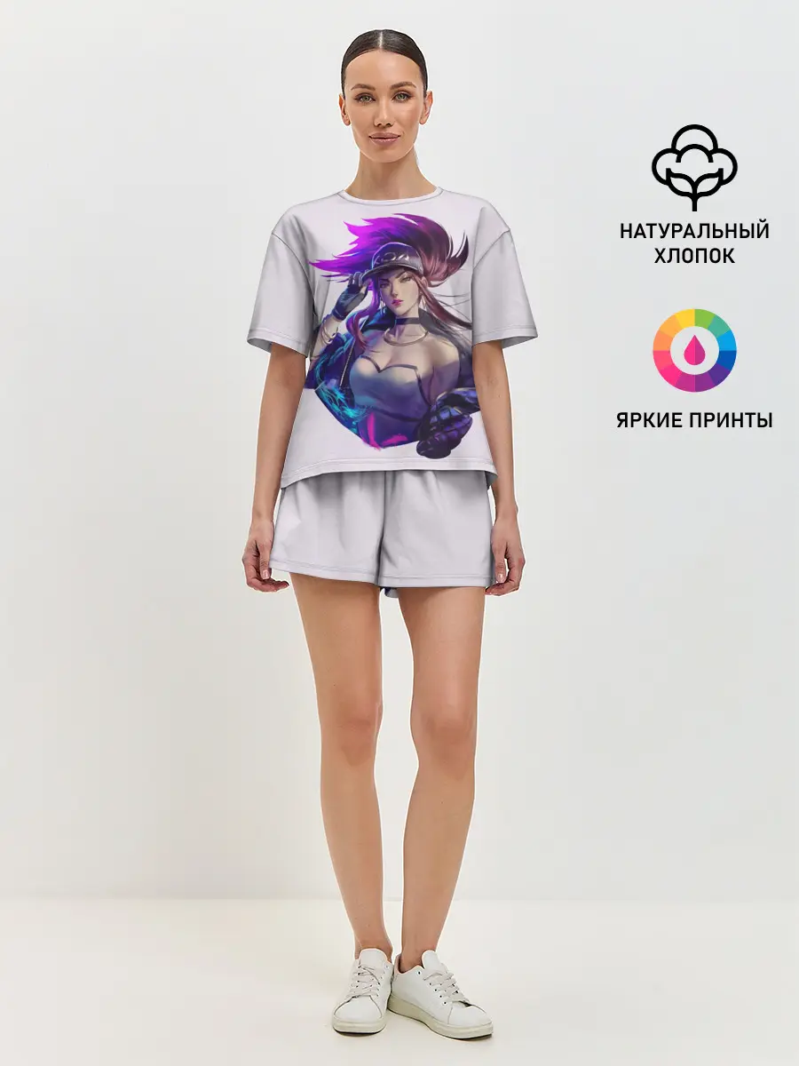 Женская пижама с шортами / KDA Akali