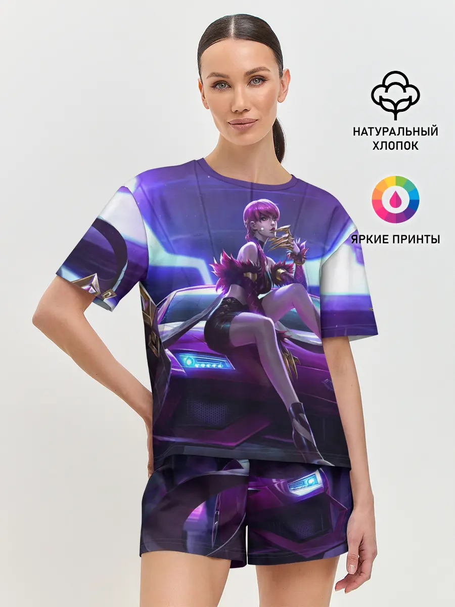 Женская пижама с шортами / KDA Evelyn