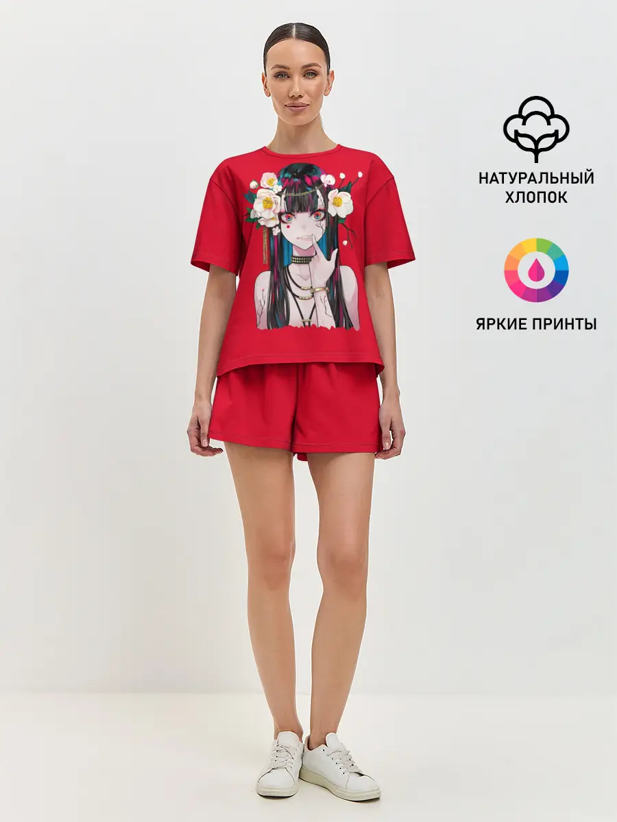 Женская пижама с шортами / Тяночка