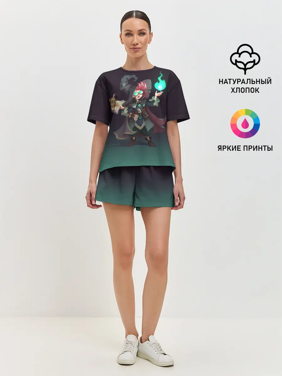 Женская пижама с шортами / Magician newbie