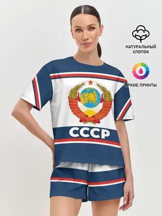Женская пижама с шортами / СССР
