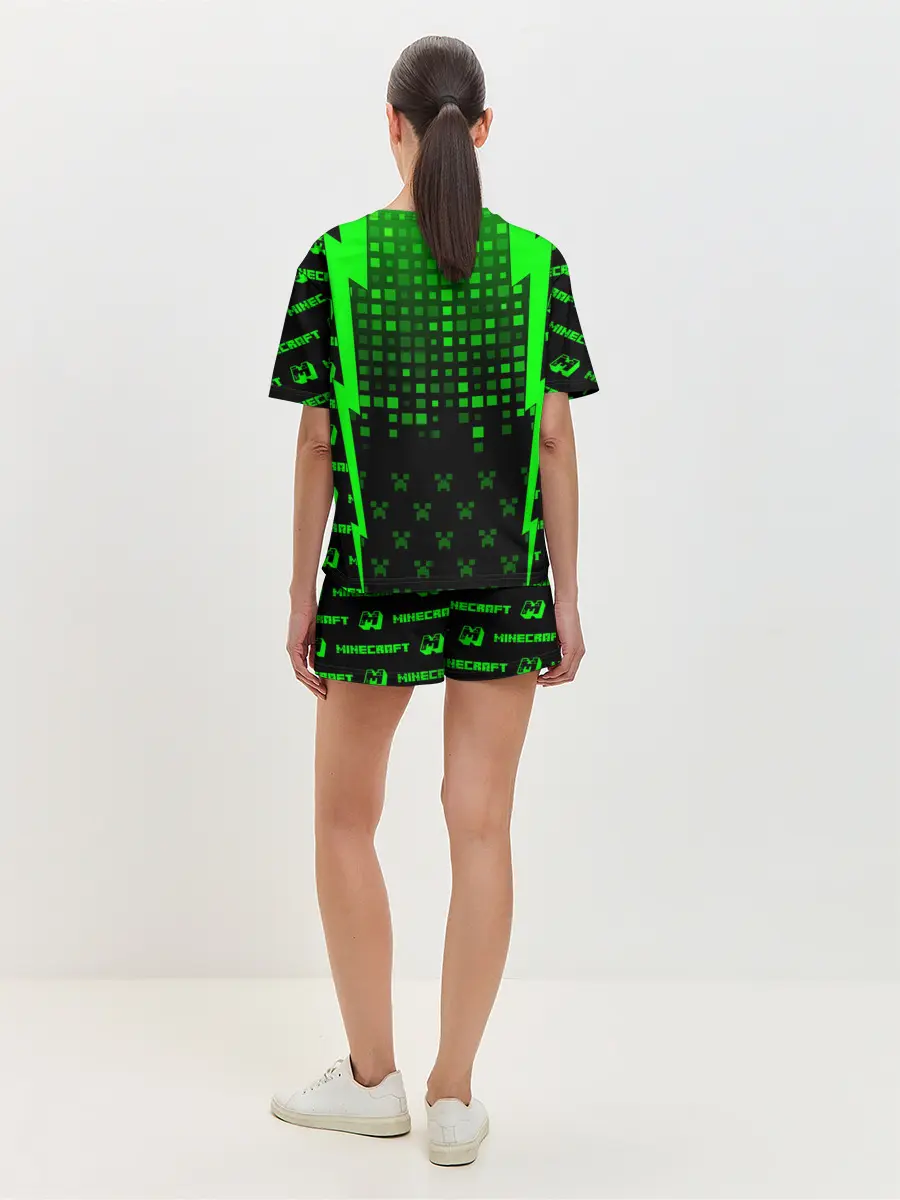 Женская пижама с шортами / Minecraft