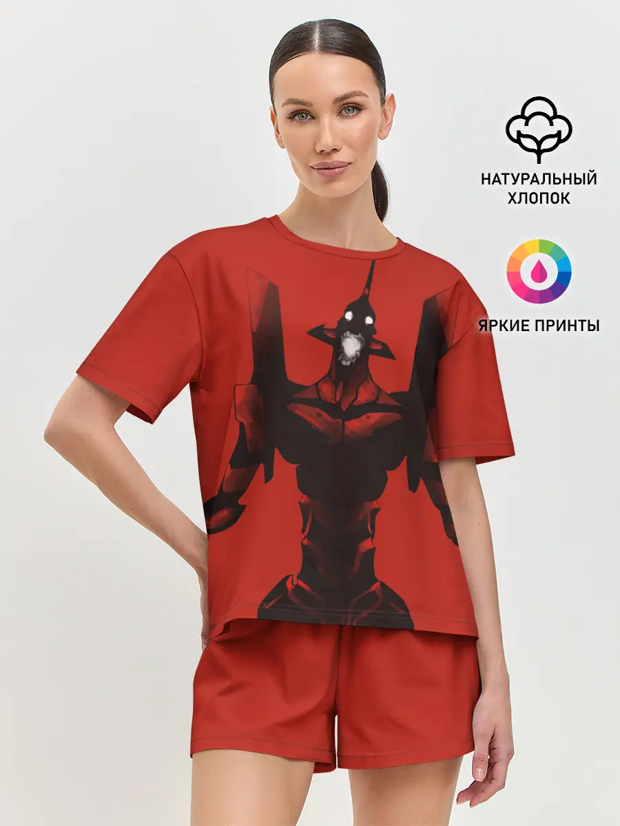 Женская пижама с шортами / Евангилион