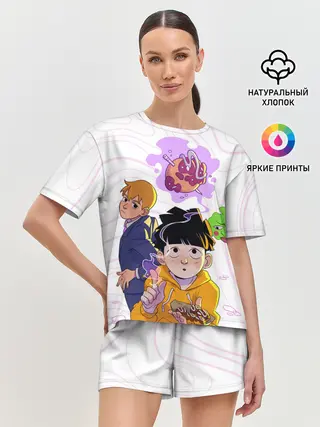 Женская пижама с шортами / Моб Психо 100