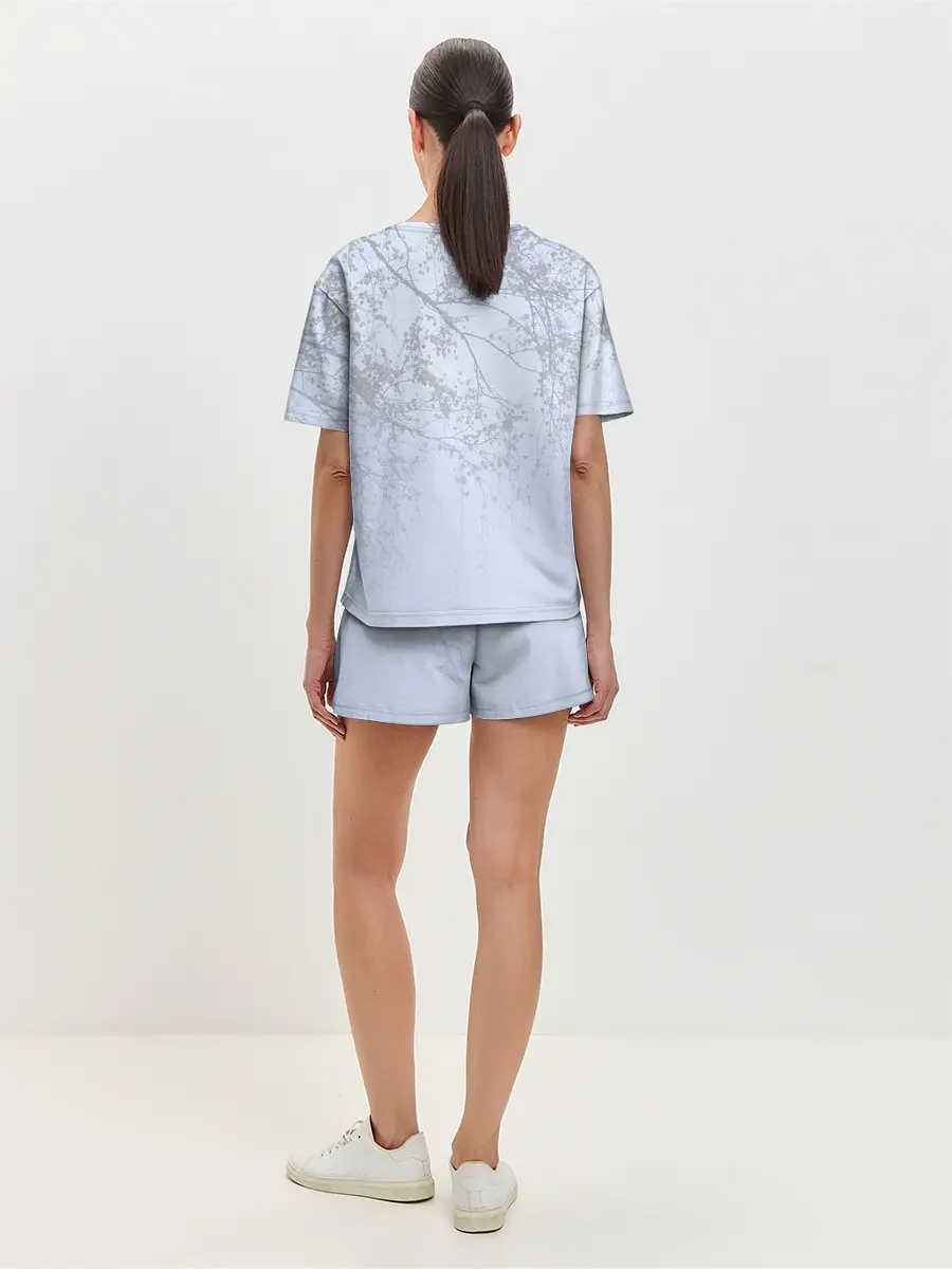 Женская пижама с шортами / Ветки