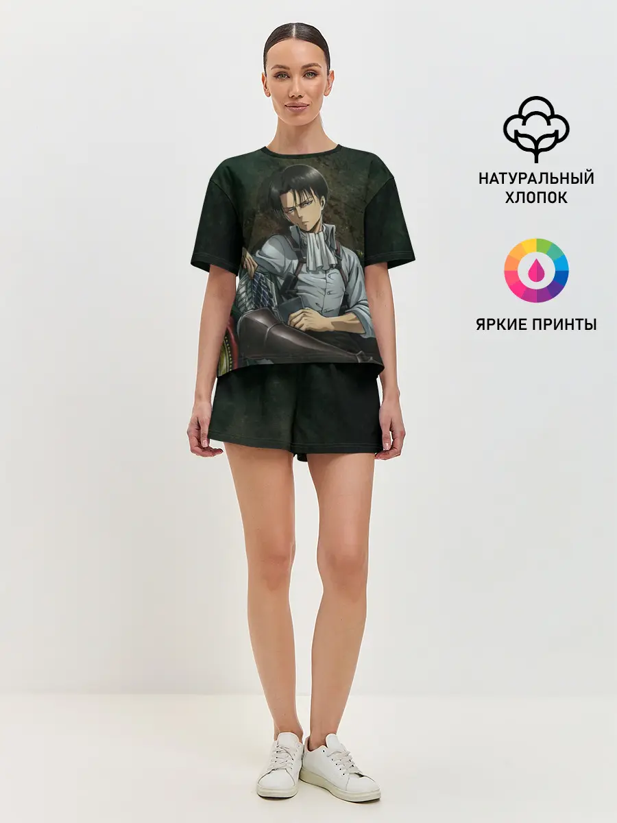 Женская пижама с шортами / Леви Аккерман