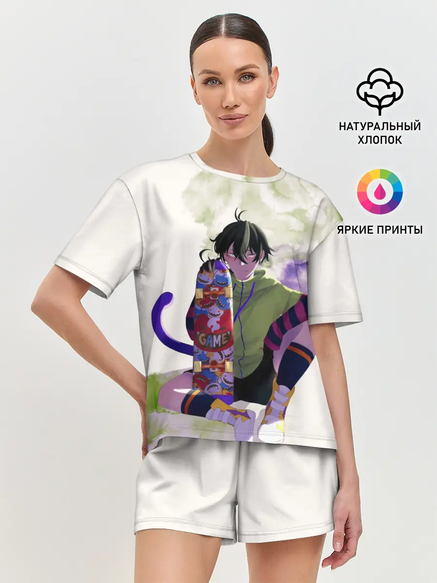 Женская пижама с шортами / SK8 the Infinity