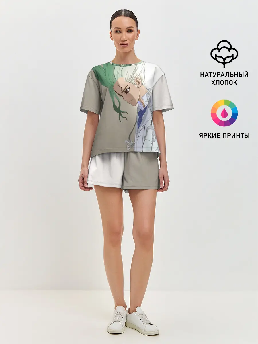 Женская пижама с шортами / Доктор Стоун