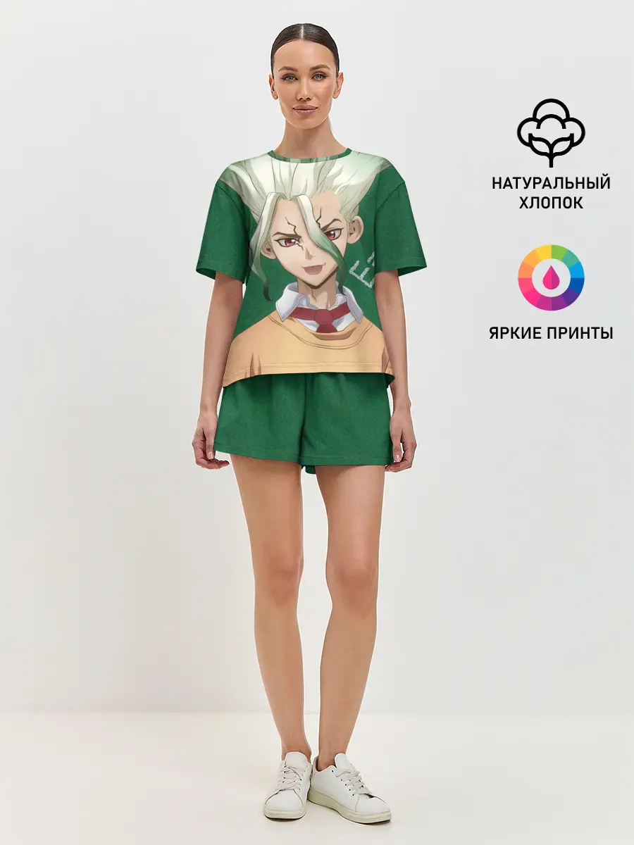 Женская пижама с шортами / Доктор Стоун