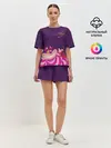 Женская пижама с шортами / Чеширский Кот