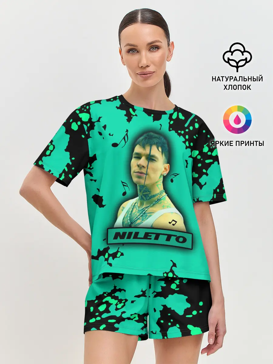 Женская пижама с шортами / NILETTO