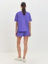 Женская пижама с шортами / Аспидно-синий