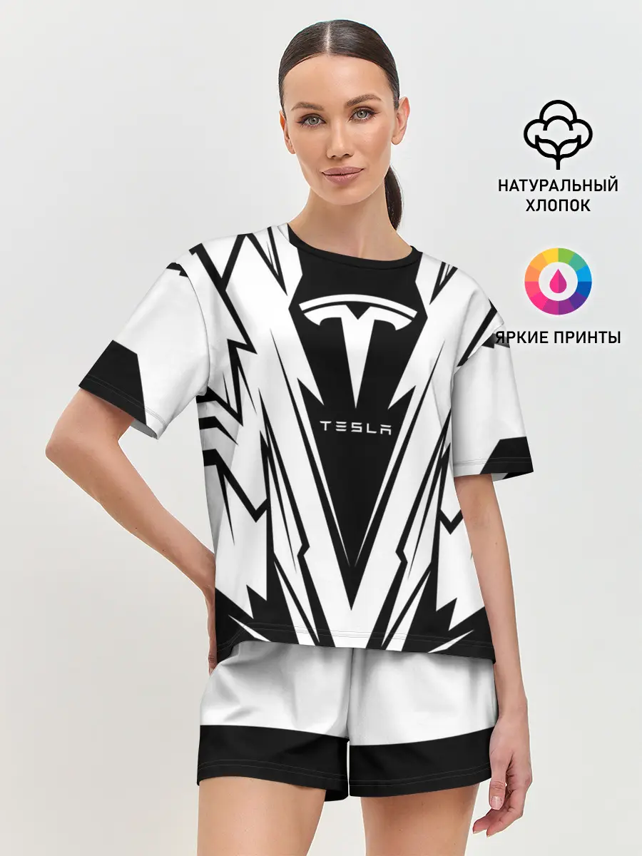 Женская пижама с шортами / Tesla