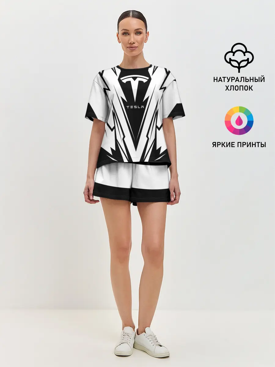 Женская пижама с шортами / Tesla