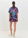Женская пижама с шортами / Цветы