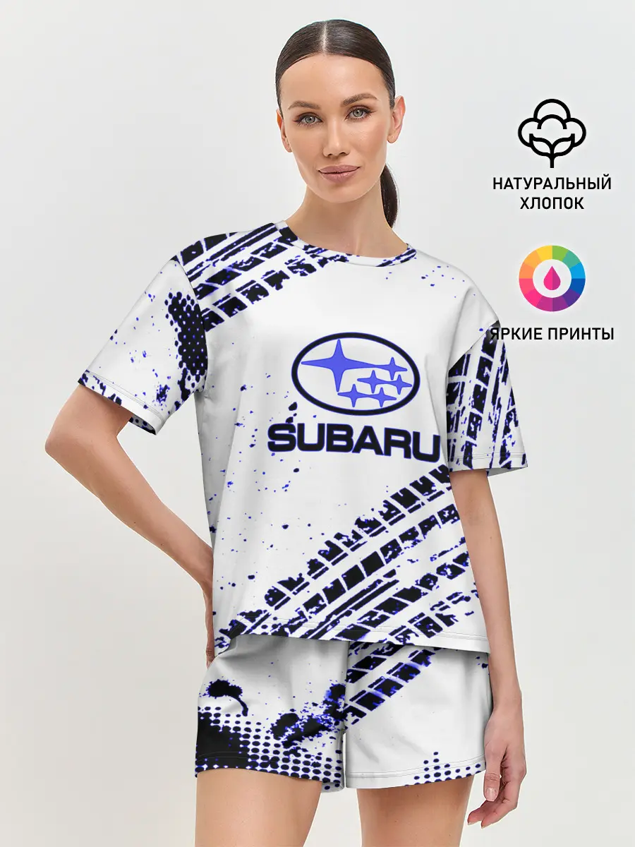 Женская пижама с шортами / SUBARU.