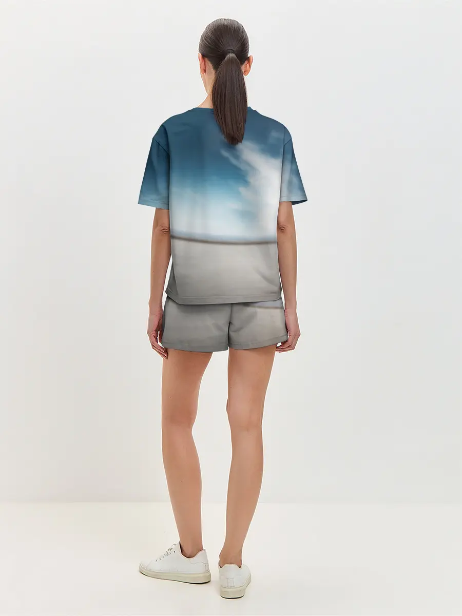 Женская пижама с шортами / Tesla Model 3