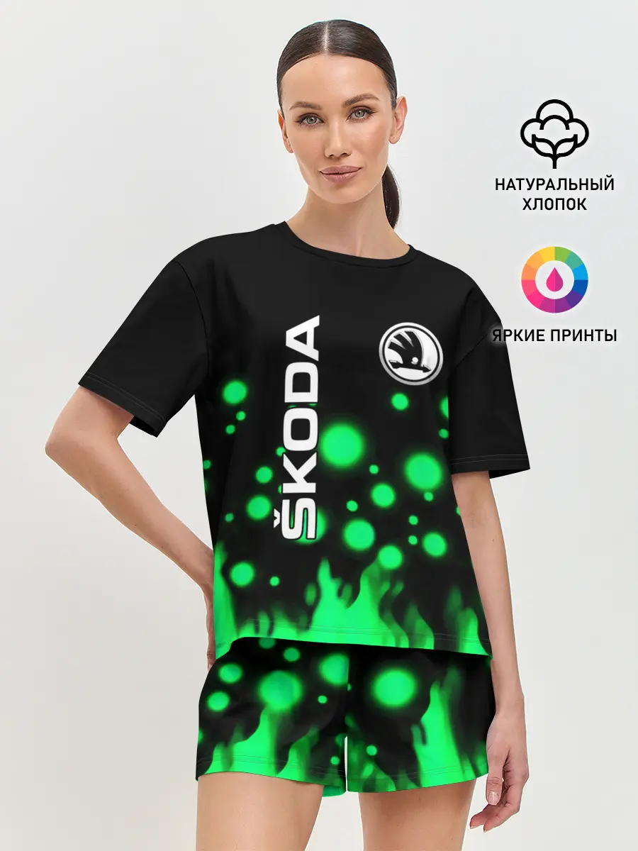 Женская пижама с шортами / Skoda
