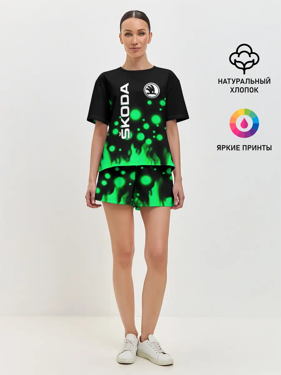 Женская пижама с шортами / Skoda